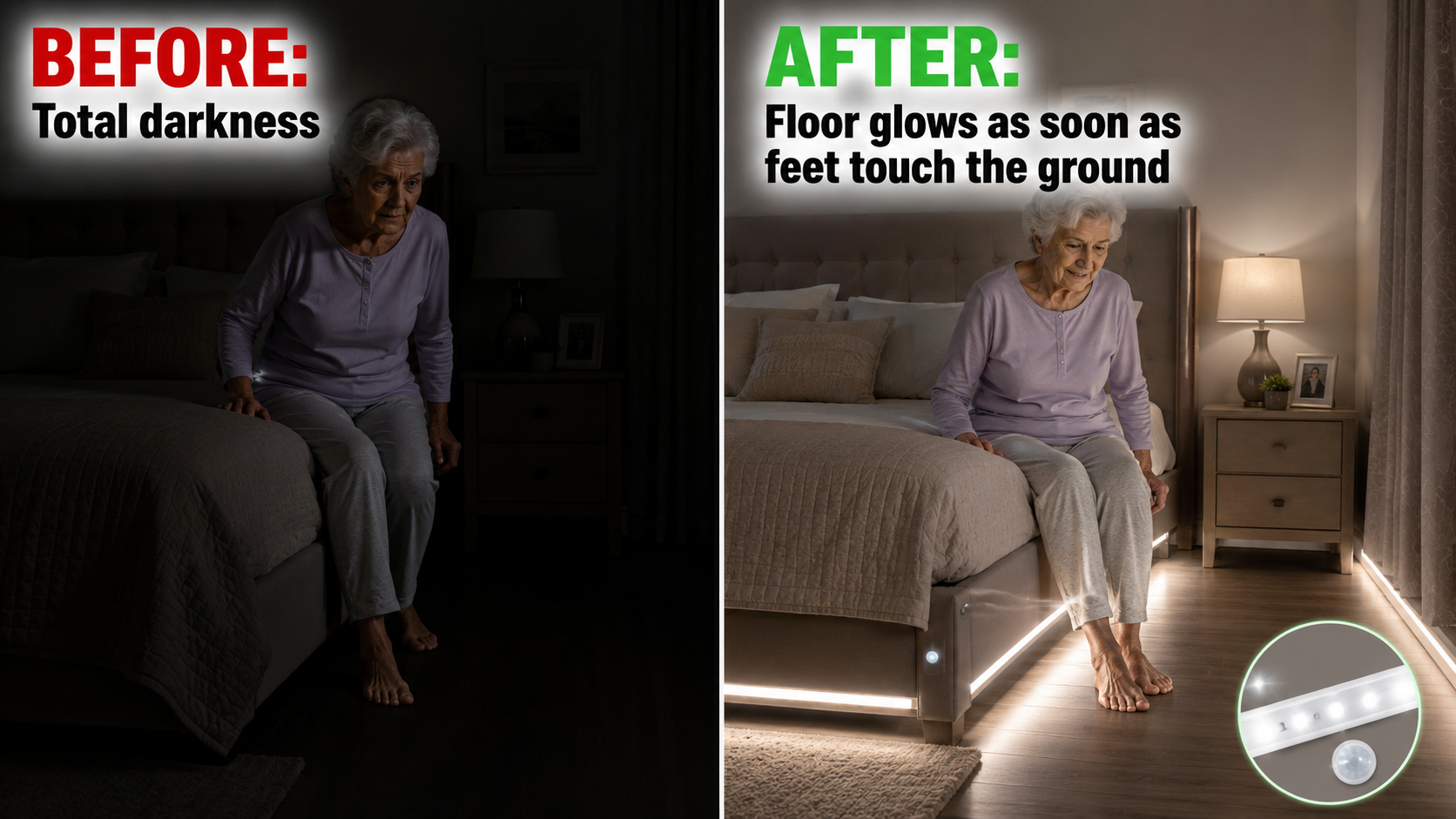 6-Piece Home Mobility & Night Safety Gift Set for Seniors
