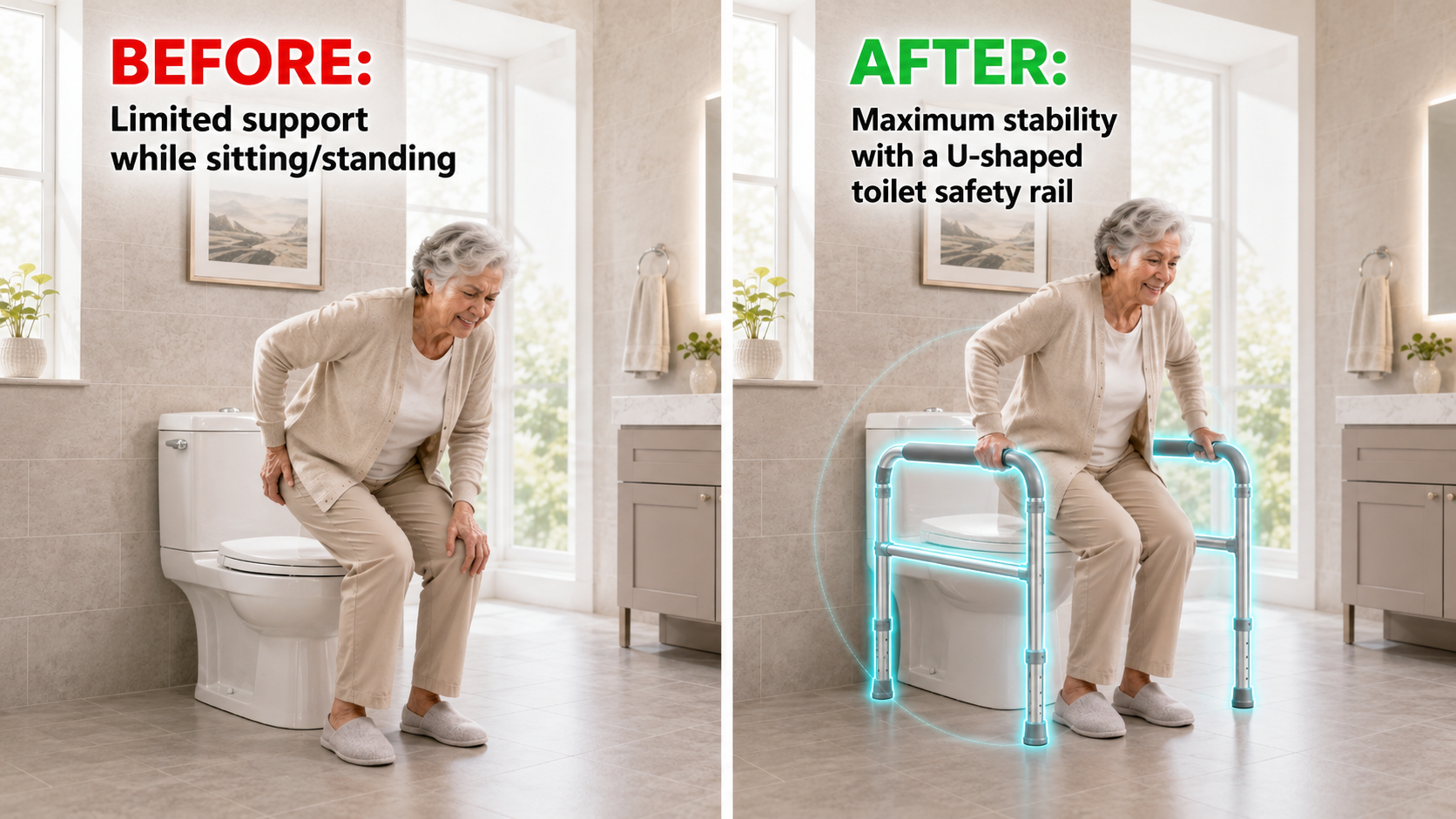 5-Piece Bathroom Safety Gift Set for Seniors - bundle 2
